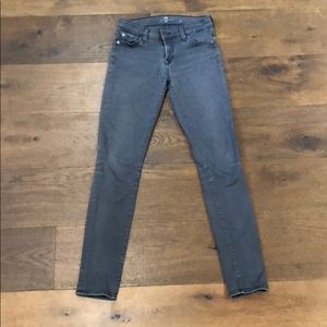 7 FOR ALL MANKIND “The Skinny” Grey Jeans (26)